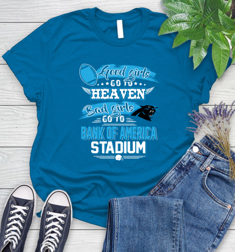 Carolina Panthers NFL Bad Girls Go To Bank of America Stadium Shirt Women's T-Shirt 10