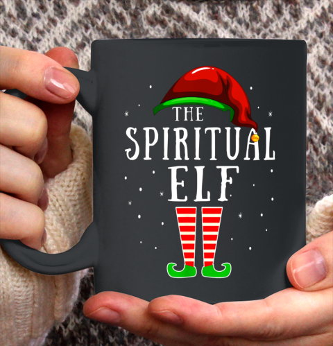 Spiritual Elf Matching Family Group Christmas Party Pajama Ceramic Mug 11oz