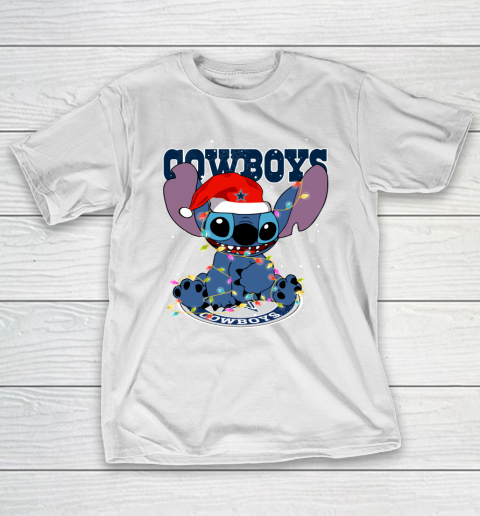 Dallas Cowboys NFL Football noel stitch Christmas T-Shirt