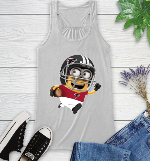 NFL Atlanta Falcons Minions Disney Football Sports Racerback Tank