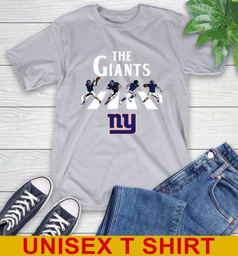 NFL Football New York Giants The Beatles Rock Band Shirt T-Shirt 5