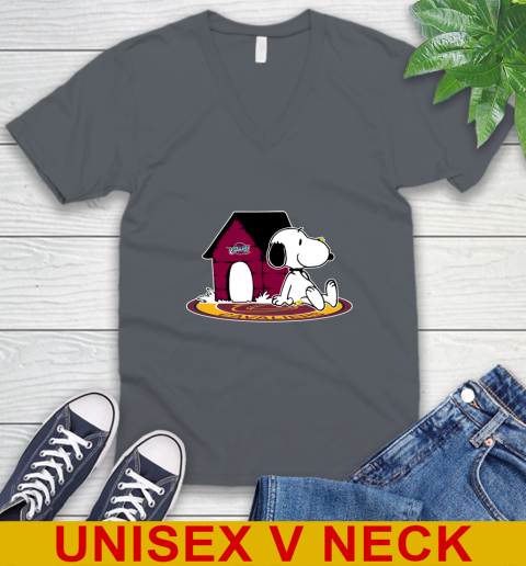 NBA Basketball Cleveland Cavaliers Snoopy The Peanuts Movie Shirt V-Neck T-Shirt 5
