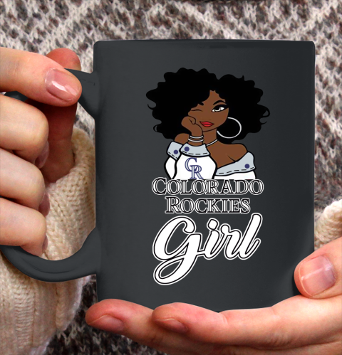 Colorado Rockiess Girl MLB Ceramic Mug 11oz 3