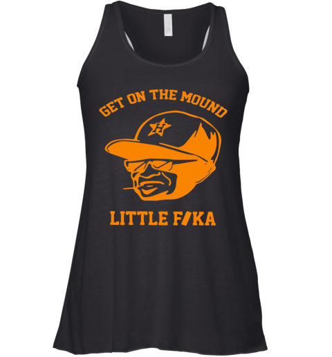 Get On The Mound Little Fika Racerback Tank