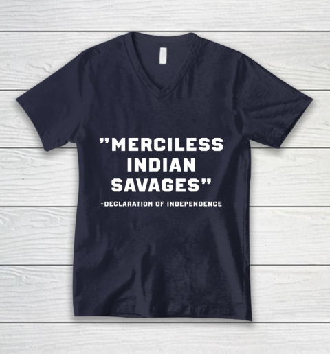 Merciless Indian Savages V-Neck T-Shirt 2