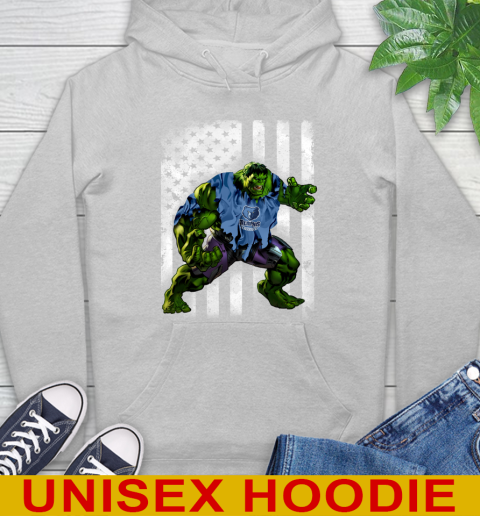 Memphis Grizzlies Hulk Marvel Avengers NBA Basketball American Flag Hoodie 6