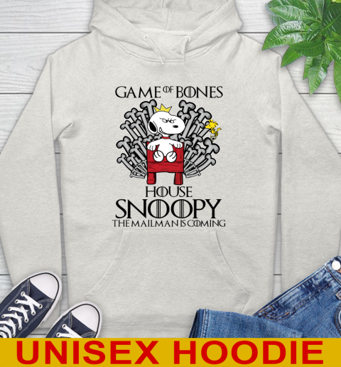 Game of bones house snoopy the mailman is coming tshirt 23
