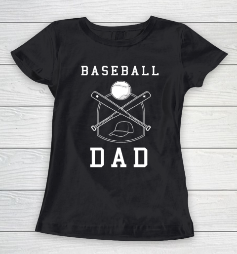 Father's Day Funny Gift Ideas Apparel  Baseball Dad Coach Dad Father T Shirt Women's T-Shirt