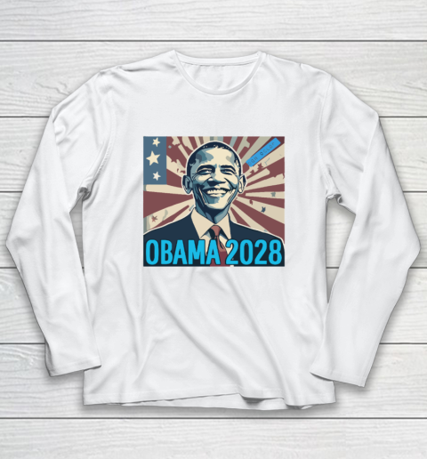 Obama 2028 Long Sleeve T-Shirt
