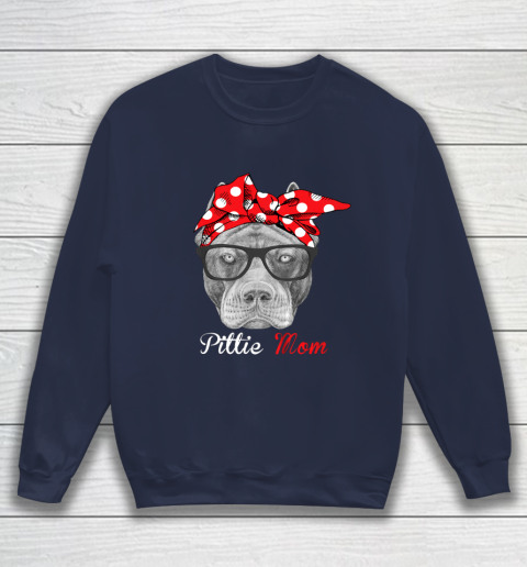 Dog Mom Shirt Pittie Mom Shirt for Pitbull Dog Lovers Mothers Day Sweatshirt 2