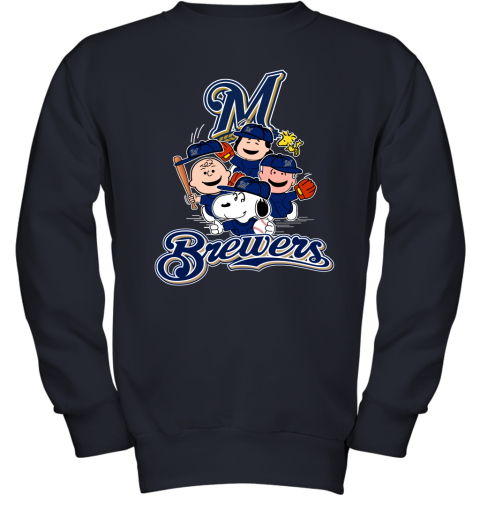 Peanuts characters Milwaukee Brewers shirt, hoodie, sweater and v