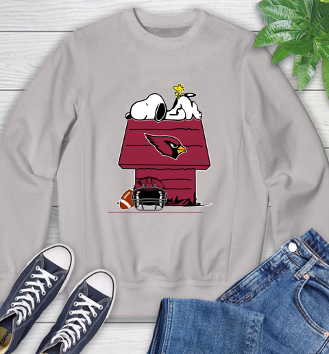 Arizona Cardinals NFL Football Snoopy Woodstock The Peanuts Movie Sweatshirt 12