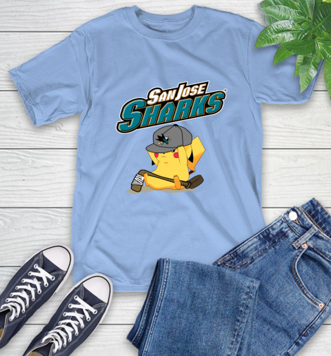 NHL Pikachu Hockey Sports San Jose Sharks T-Shirt 11