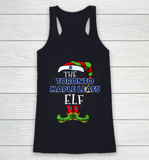 Toronto Maple Leafs Christmas ELF Funny NHL Racerback Tank 7