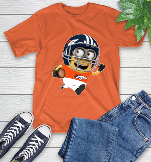 NFL Denver Broncos Minions Disney Football Sports T-Shirt 5