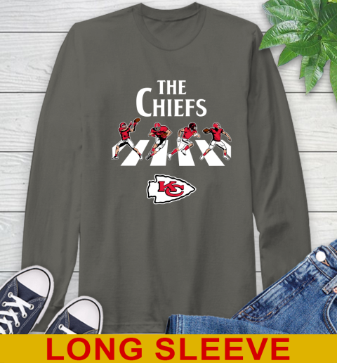 NFL Football Kansas City Chiefs The Beatles Rock Band Shirt Long Sleeve T-Shirt 10