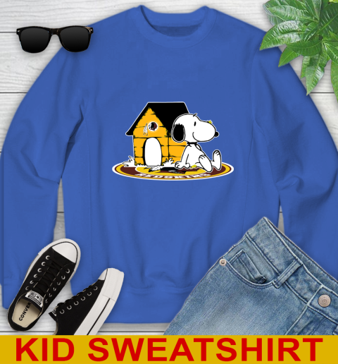 NFL Football Washington Redskins Snoopy The Peanuts Movie Shirt Youth Sweatshirt 7