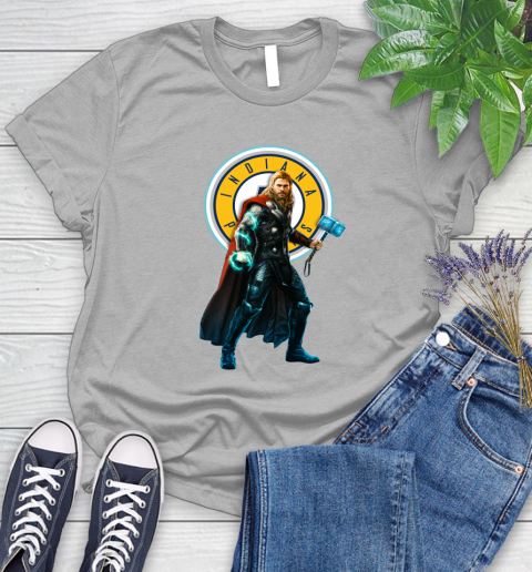 NBA Thor Avengers Endgame Basketball Indiana Pacers Women's T-Shirt 5