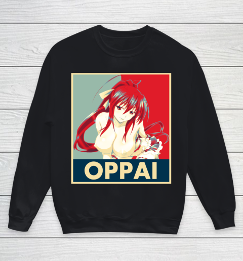 High School DxD  Akeno Himejima Oppai Pop Art Youth Sweatshirt
