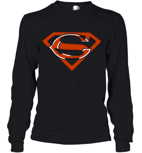We Are Undefeatable The Chicago Bears x Superman NFL Youth Long Sleeve