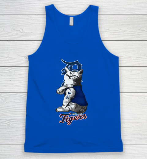 MLB Baseball My Cat Loves Detroit Tigers Tank Top 4