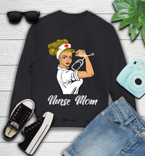 Nurse Shirt Vintage Nurse Mom T shirt Gift, Nurse Shirt, Nurse's Day T Shirt Youth Sweatshirt