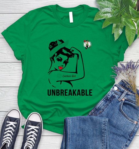 NBA Boston Celtics Girl Unbreakable Basketball Sports Women's T-Shirt 4