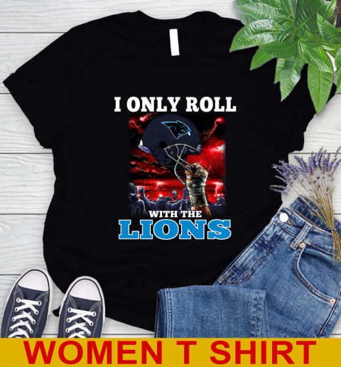 Carolina Panthers NFL Football I Only Roll With My Team Sports Women's T-Shirt