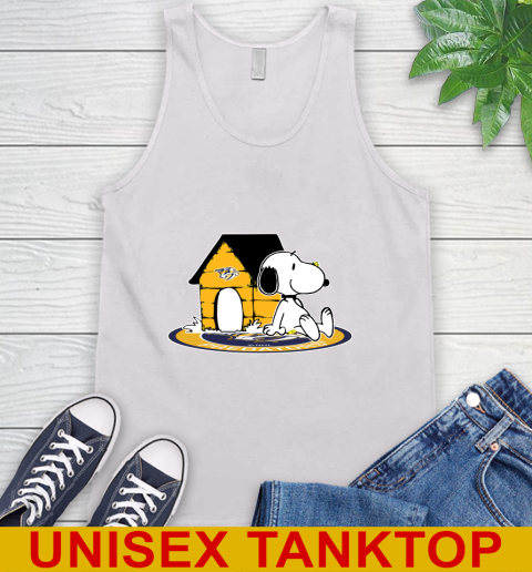 NHL Hockey Nashville Predators Snoopy The Peanuts Movie Shirt Tank Top