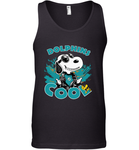 Miami Dolphins Snoopy Joe Cool We're Awesome Shirts Tank Top