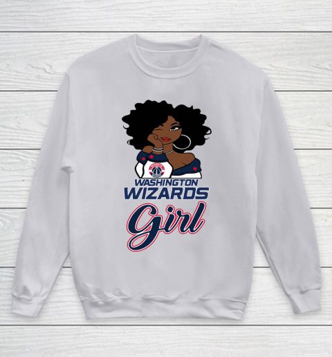Washington Wizards Girl NBA Youth Sweatshirt 4