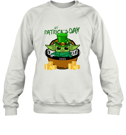 Baby Yoda St. Patrick's Day Outfit Sweatshirt