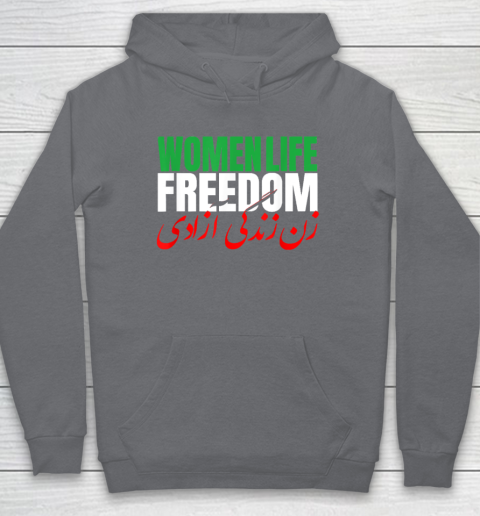 Iran Zan Zendegi Azadi Persian Woman Life Freedom Hoodie 3