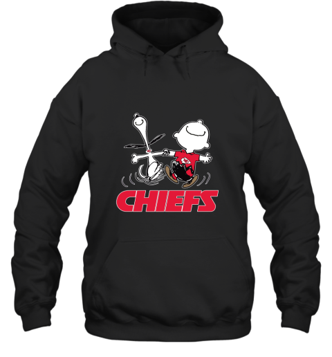 Snoopy And Charlie Brown Happy Kansas City Chiefs Fans Hoodie