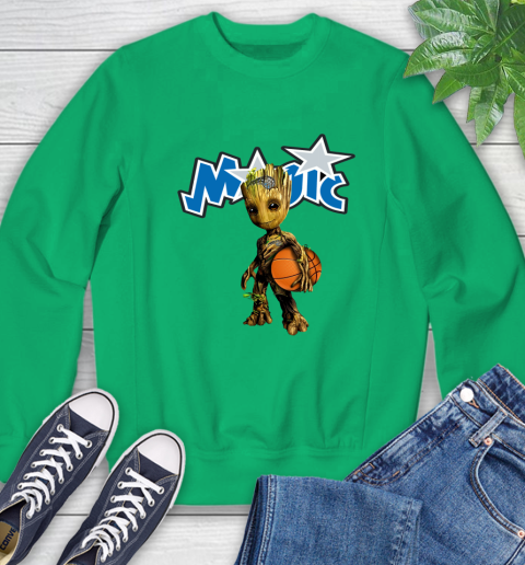 Orlando Magic NBA Basketball Groot Marvel Guardians Of The Galaxy Sweatshirt 6