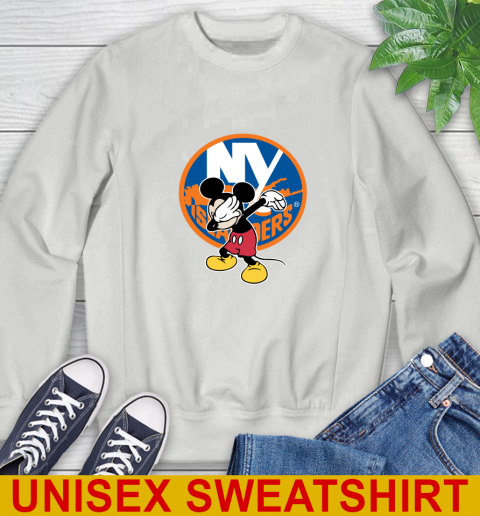 New York Islanders NHL Hockey Dabbing Mickey Disney Sports Sweatshirt 5