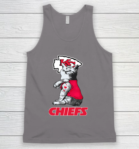 NFL Football My Cat Loves Kansas City Chiefs Tank Top 6