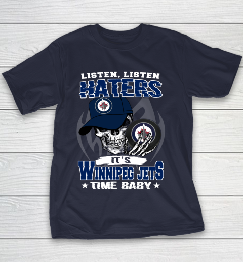 Listen Haters It is JETS Time Baby NHL Youth T-Shirt 2