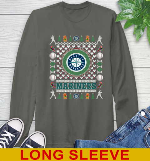 Seattle Mariners Merry Christmas MLB Baseball Loyal Fan Long Sleeve T-Shirt 10