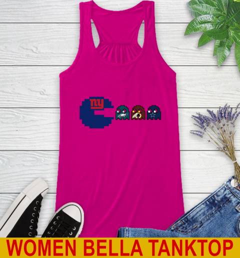 New York Giants NFL Football Pac Man Champion Racerback Tank 9 New York Giants NFL Football Pac Man Champion Racerback Tank - Image 9