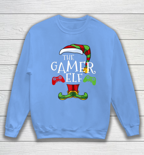 Gamer Elf Family Matching Christmas Funny Gaming Pajama Sweatshirt 8