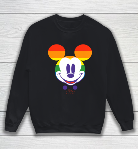 Disney Year of the Mouse Happy as a Rainbow Mickey June Sweatshirt