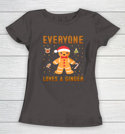 Everyone Loves A Ginger Funny Christmas Women's T-Shirt 7