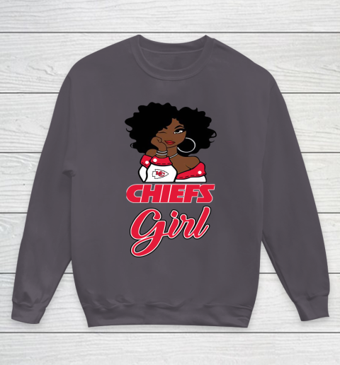 Kansas City Chiefs Girl NFL Youth Sweatshirt 6