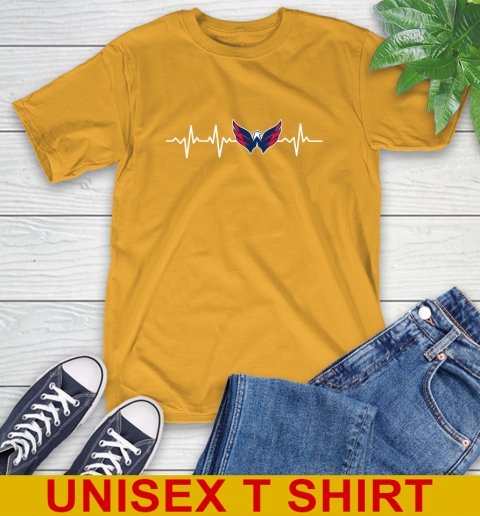 Washington Capitals NHL Hockey Heart Beat Shirt T-Shirt 2