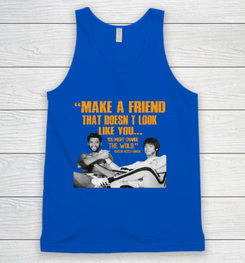 Kareem Abdul Jabbar Shirt Make A Friend That Doesn't Look Like You Tank Top 4