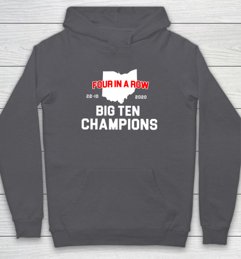Big Ten Champions Four in a Row 2020 Hoodie 4