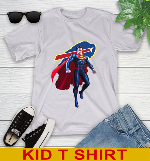 NFL Superman DC Sports Football Buffalo Bills Youth T-Shirt 5