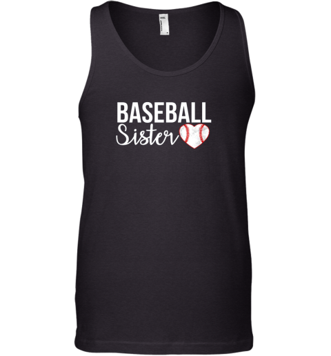 Baseball Sister Shirt Baseball Gifts For Baseball Fans Tank Top