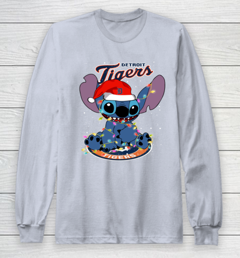 Detroit Tigers MLB noel stitch Baseball Christmas Long Sleeve T-Shirt 4